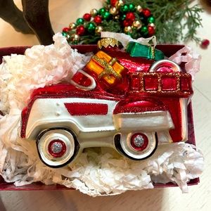 1955 Murray Fire Truck Hallmark Crown Reflections Ornament 1998